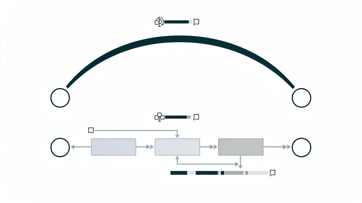 Statik ve dinamik site teslimat yollarını karşılaştıran teknik diyagram